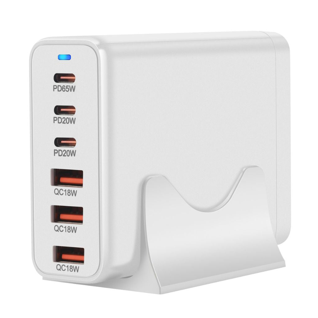 120W GaN 6 - Port USB - C Charger - MoodPeach