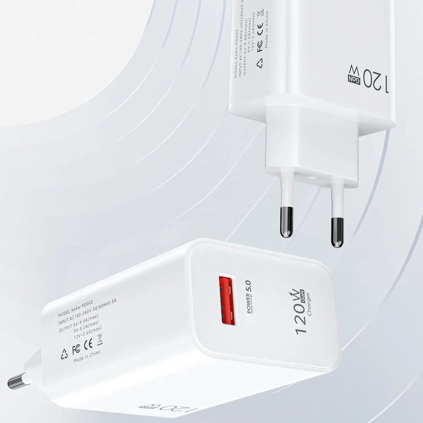 120W Power Adapter - MoodPeach