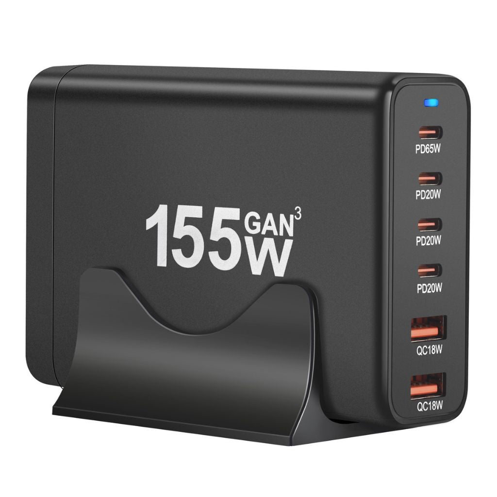 155W GaN 6 - Port USB - C Charger - MoodPeach
