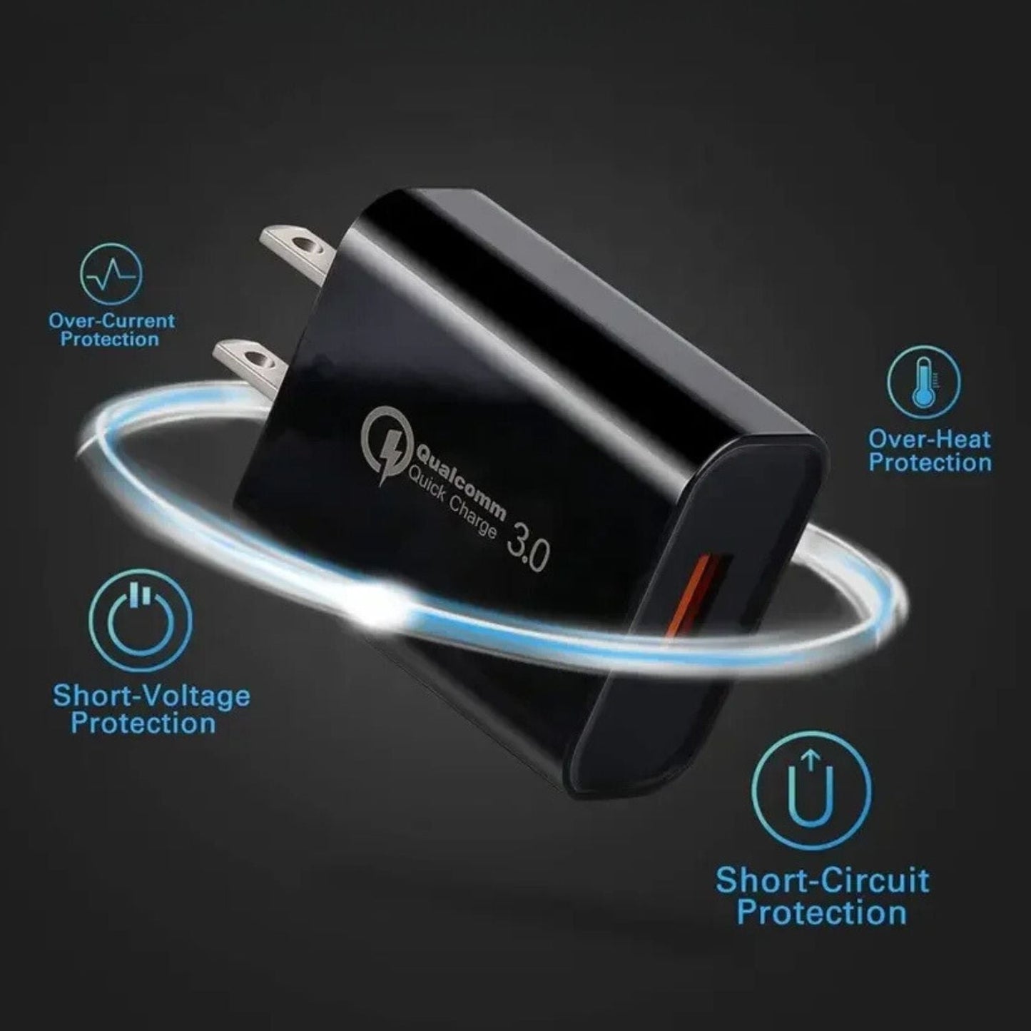 18W Quick Charge Plug - MoodPeach
