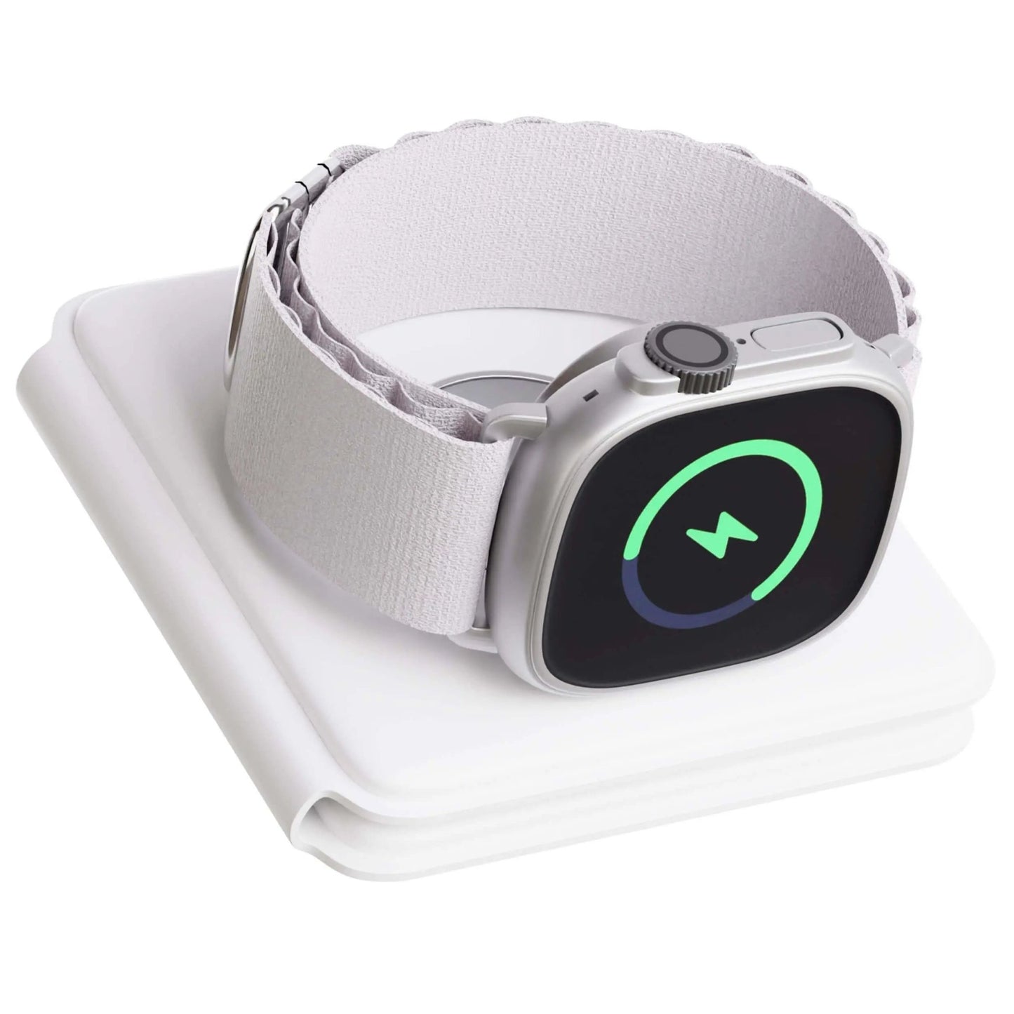 2 in 1 Foldable Charger for Apple - MoodPeach