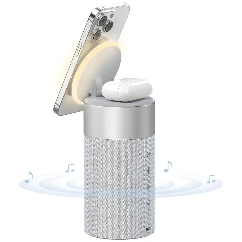 2 in 1 Magnetic Charger & Speaker - MoodPeach
