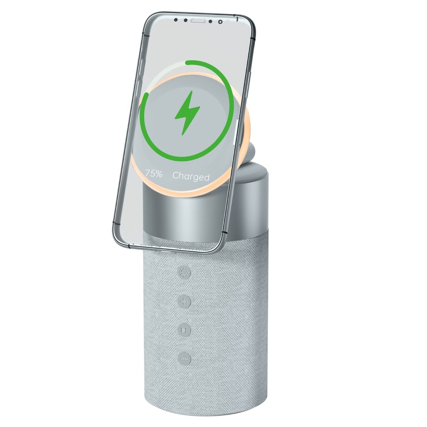 2 in 1 Magnetic Charger & Speaker - MoodPeach