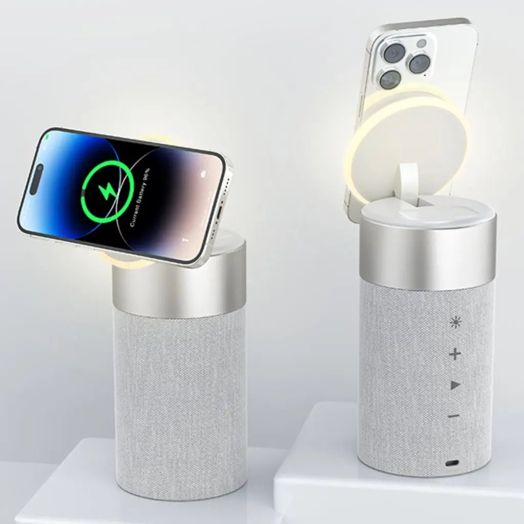 2 in 1 Magnetic Charger & Speaker - MoodPeach