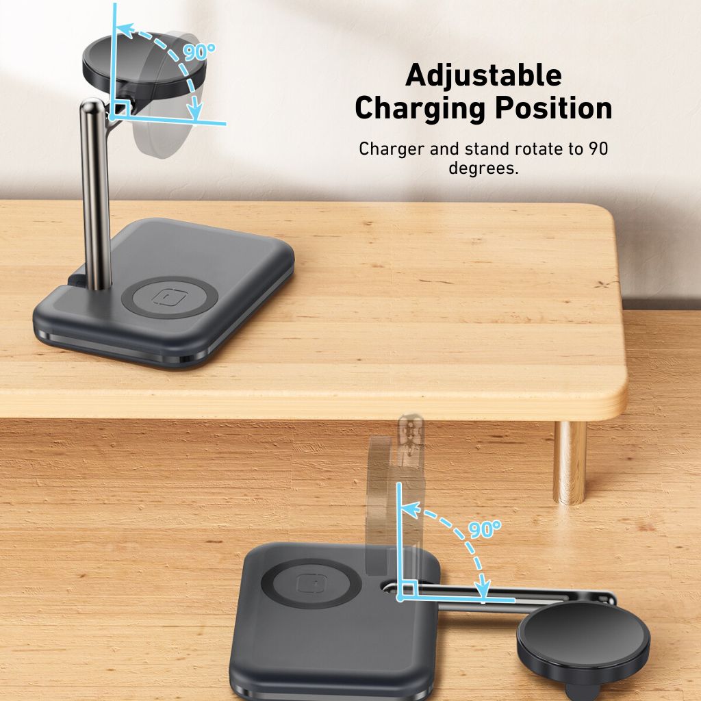 2 in 1 Samsung Watch & Buds Charger - MoodPeach
