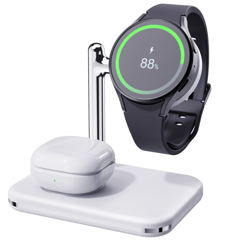 2 in 1 Samsung Watch & Buds Charger - MoodPeach