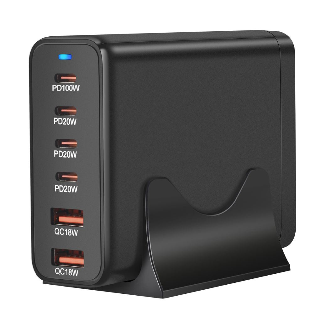 200W GaN 6 - Port USB - C Charger - MoodPeach