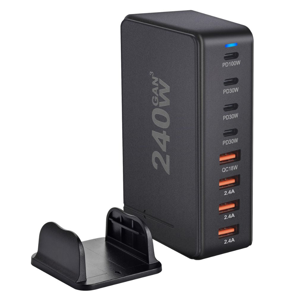 240W GaN 8 - Port USB - C Charger - MoodPeach