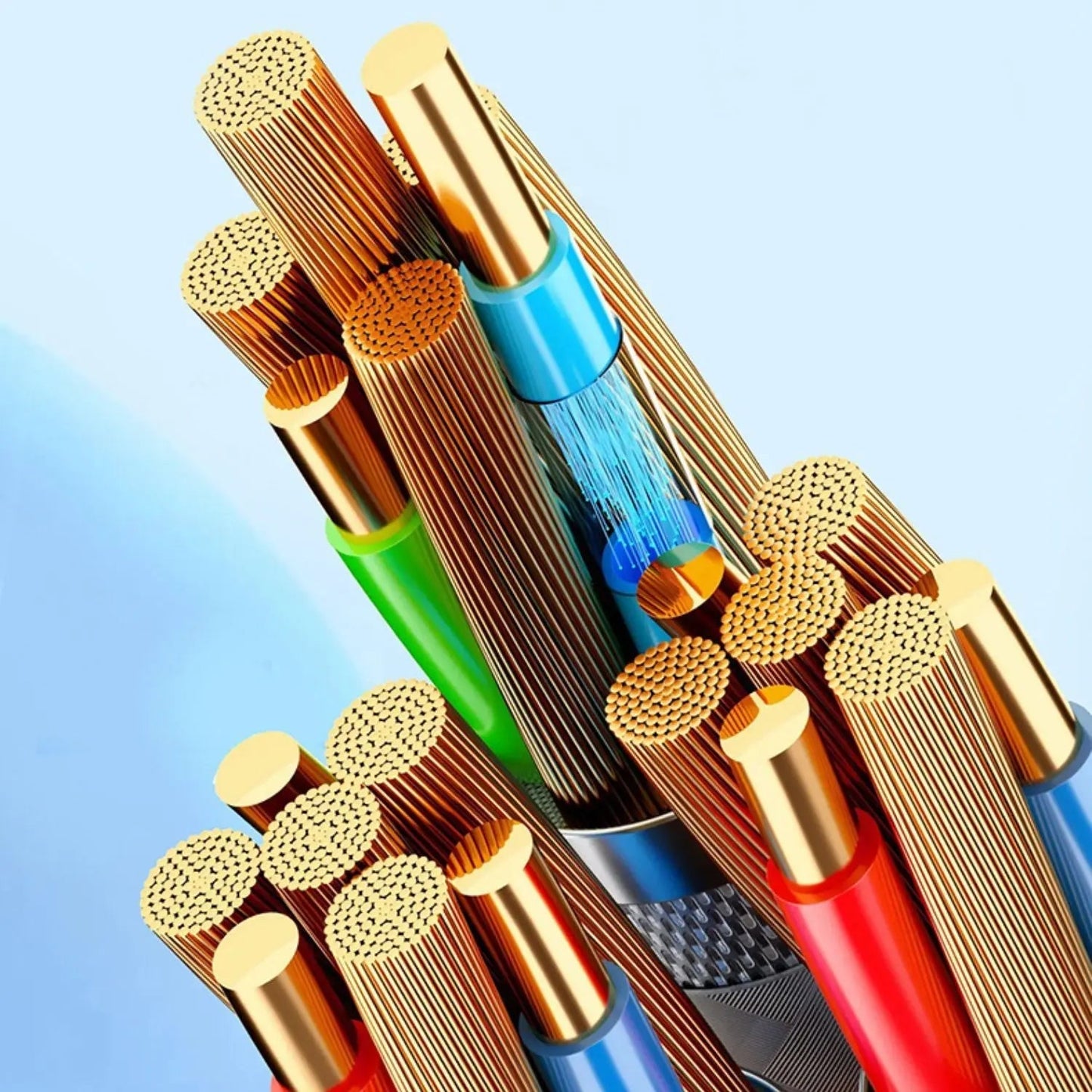 3 in 1 Charging Cable with Universal Compatbility & 120W - MoodPeach