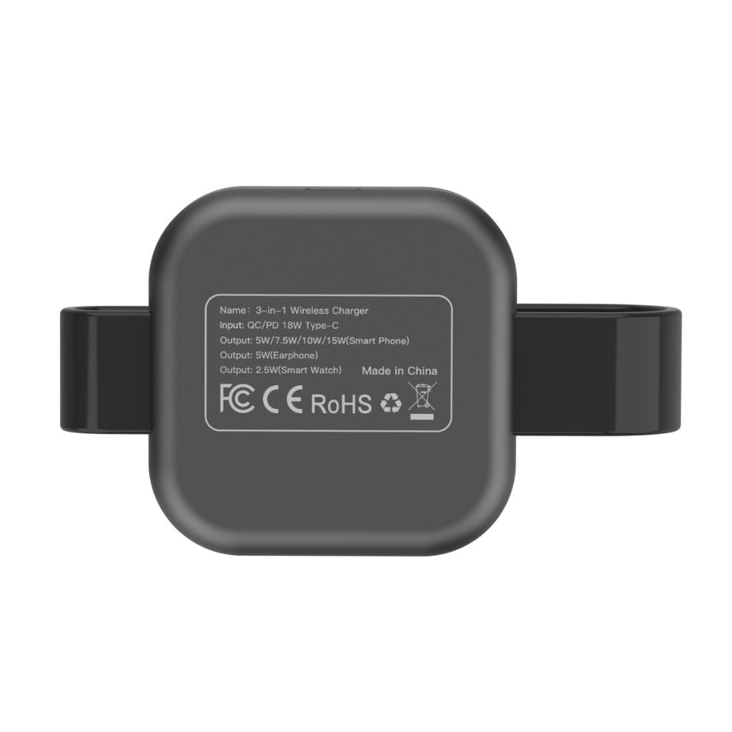 3 in 1 Foldable Charger for Apple - MoodPeach