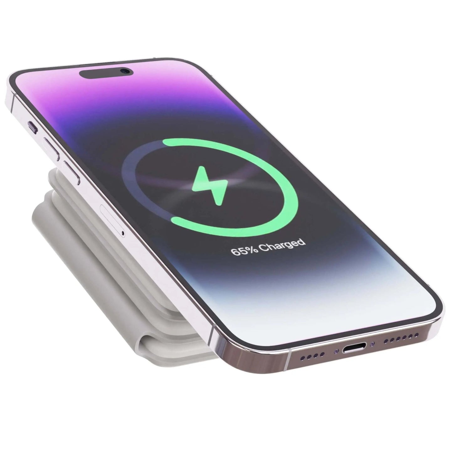 3 in 1 Foldable Charger for Apple - MoodPeach