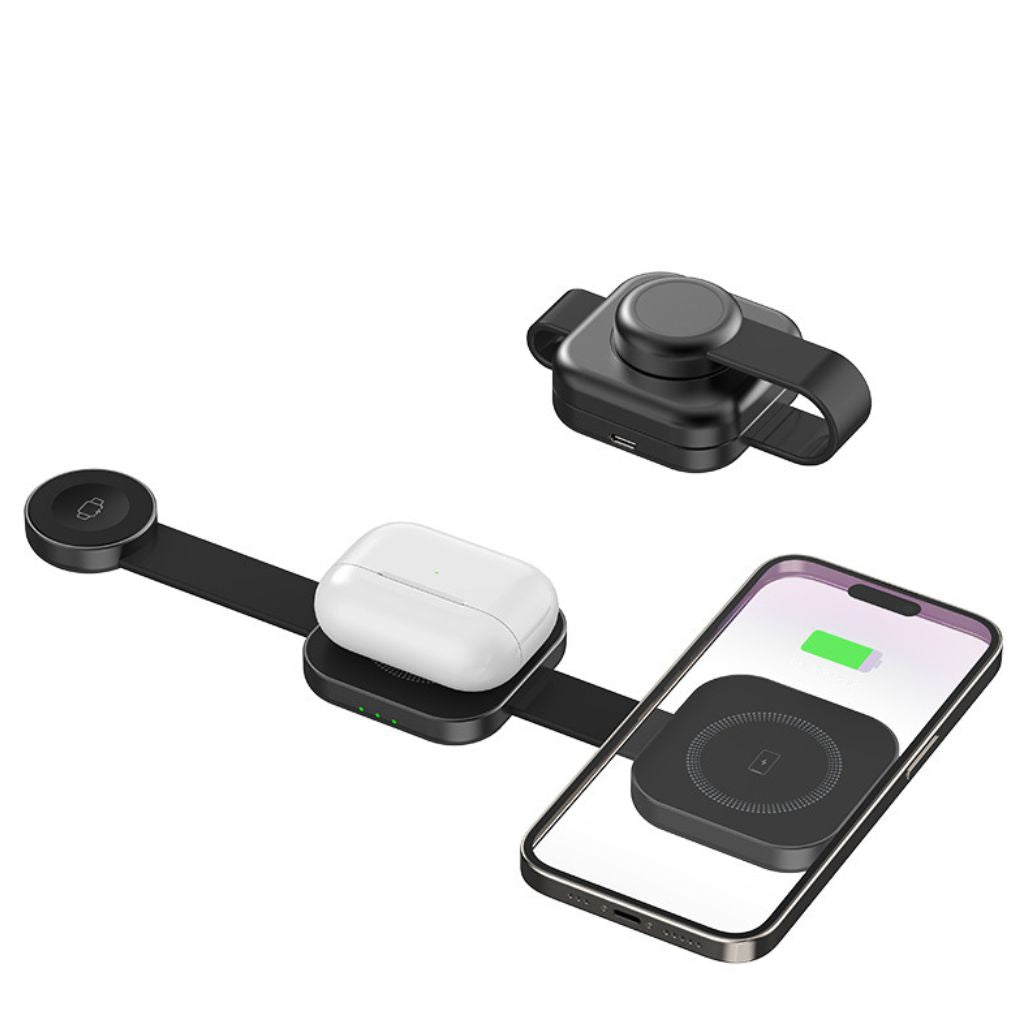 3 in 1 Foldable Charger for Apple - MoodPeach