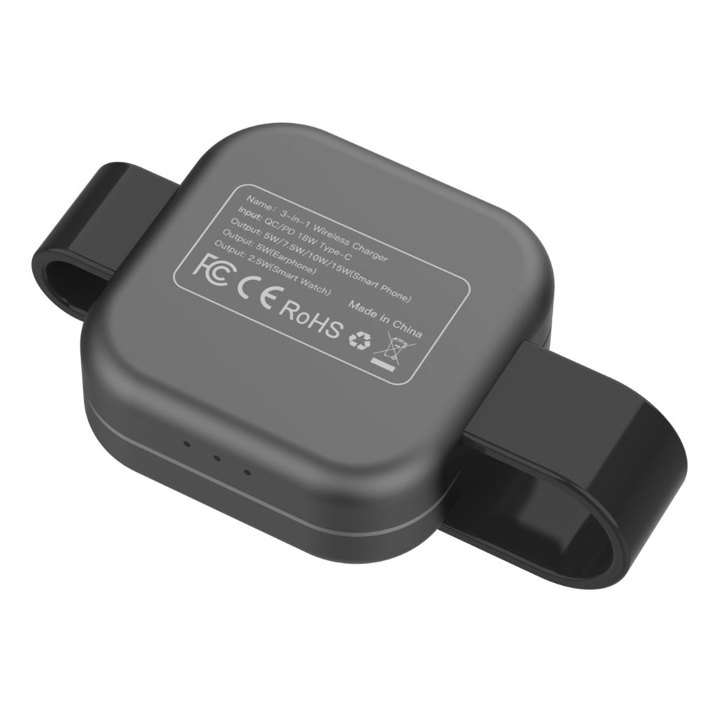 3 in 1 Foldable Charger for Apple - MoodPeach
