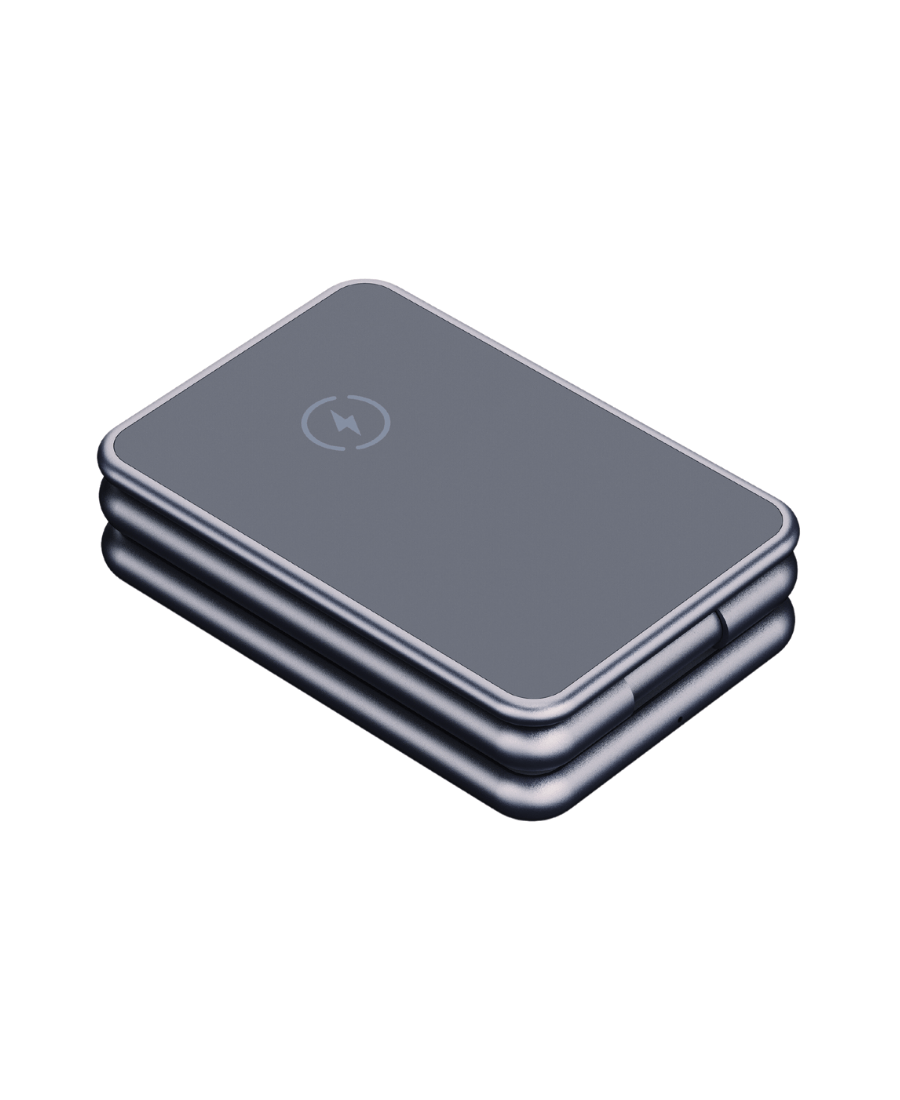 3 - in - 1 Foldable Magnetic Wireless Charging Station - MoodPeach