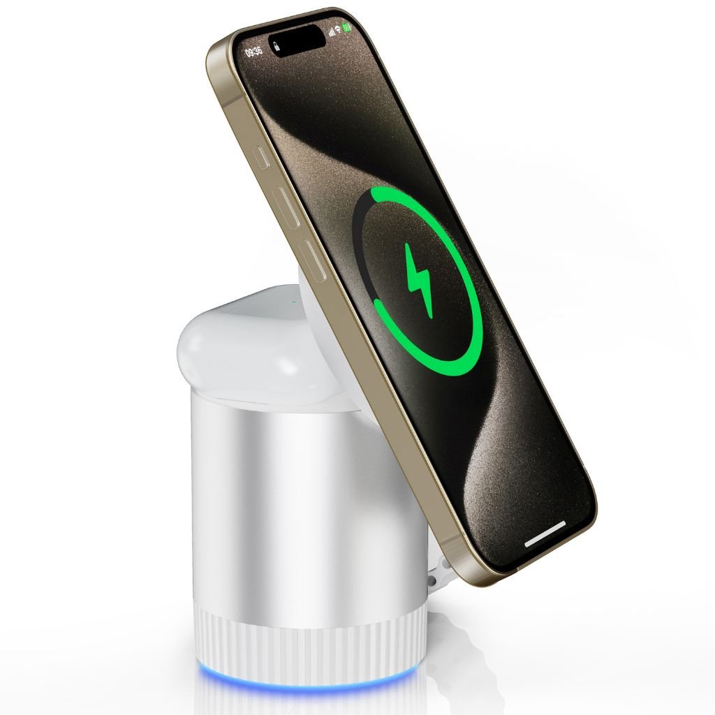 3 in 1 Magnetic Charger for Apple - MoodPeach