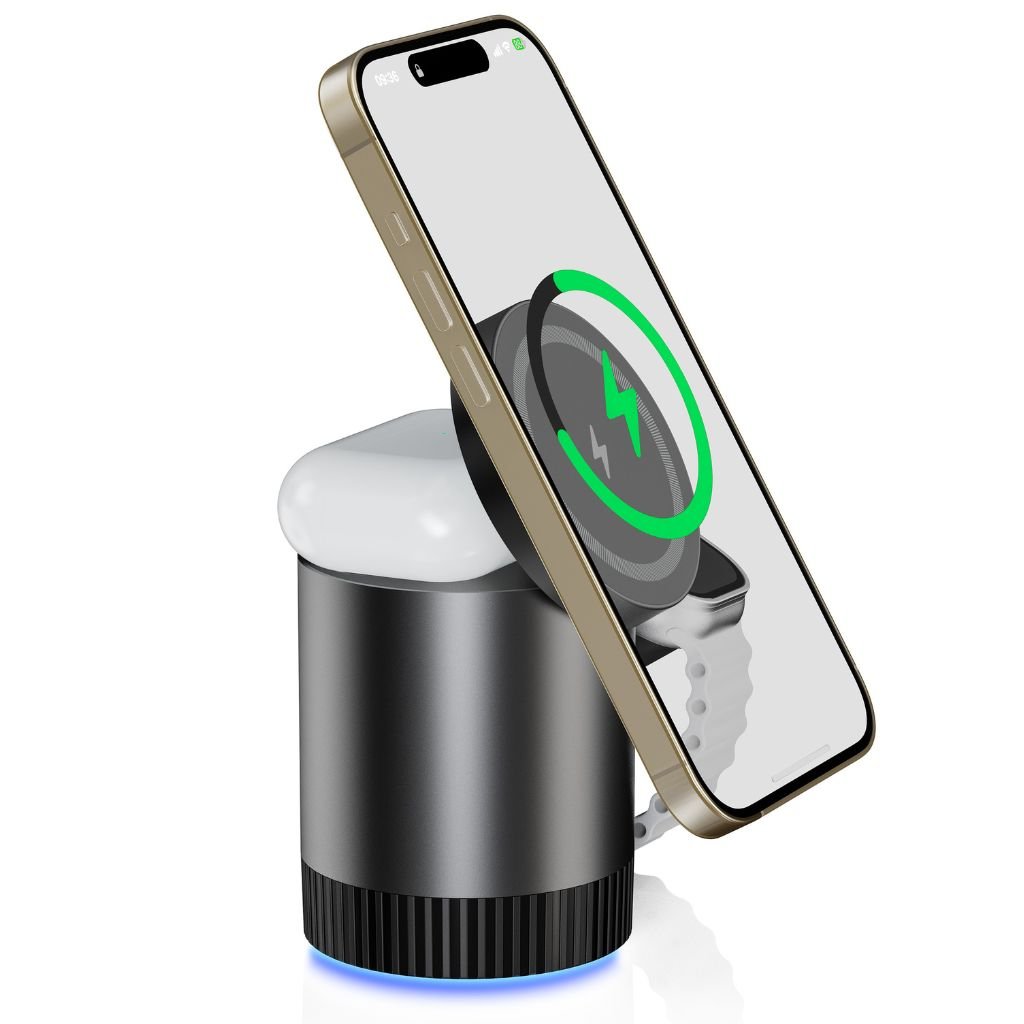 3 in 1 Magnetic Charger for Apple - MoodPeach