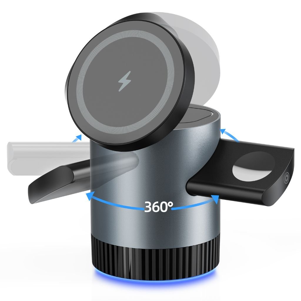 3 in 1 Magnetic Charger for Apple - MoodPeach
