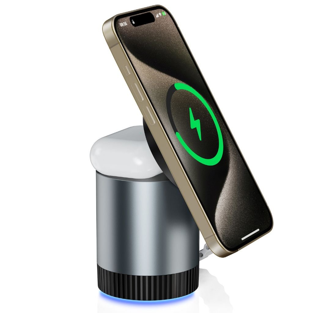 3 in 1 Magnetic Charger for Apple - MoodPeach