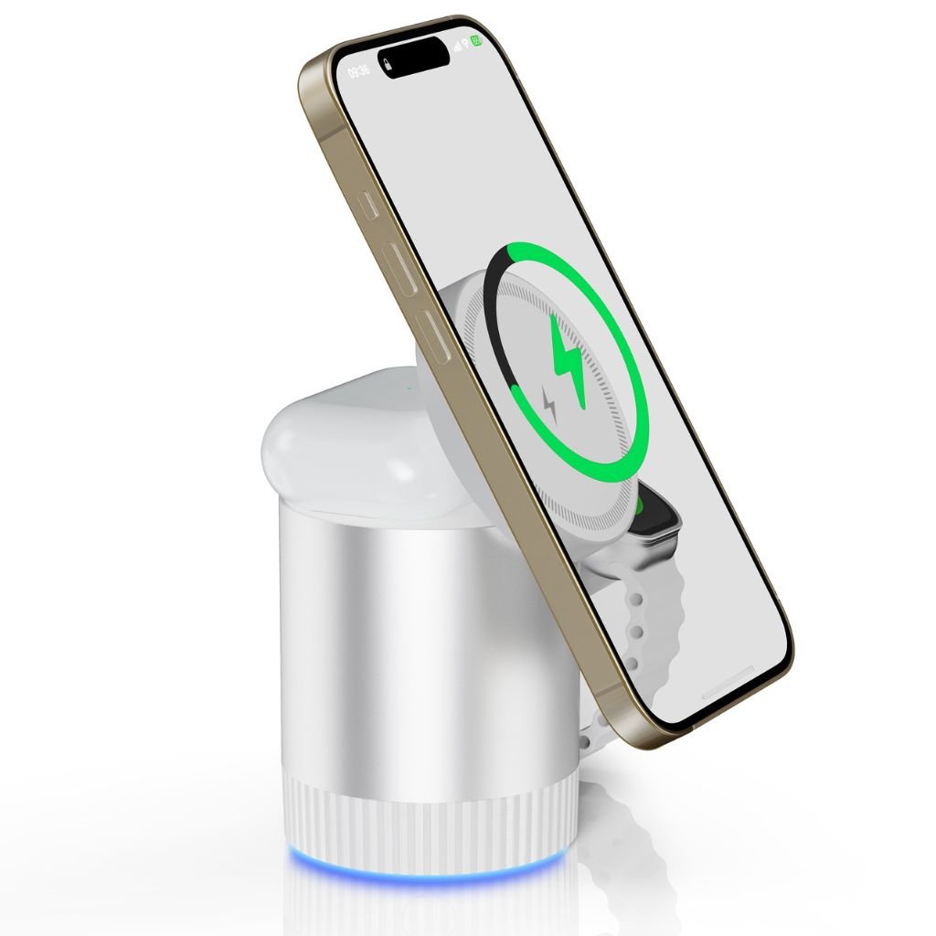 3 in 1 Magnetic Charger for Apple - MoodPeach