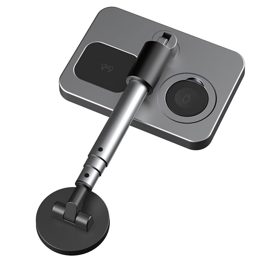 3 in 1 Magnetic Charger with Telescopic Reach for Apple - MoodPeach