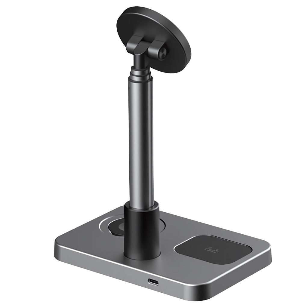 3 in 1 Magnetic Charger with Telescopic Reach for Apple - MoodPeach