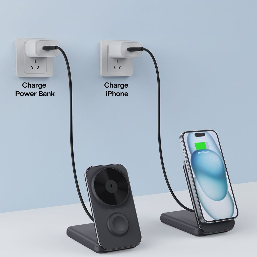 3 in 1 PowerBank for Apple - MoodPeach