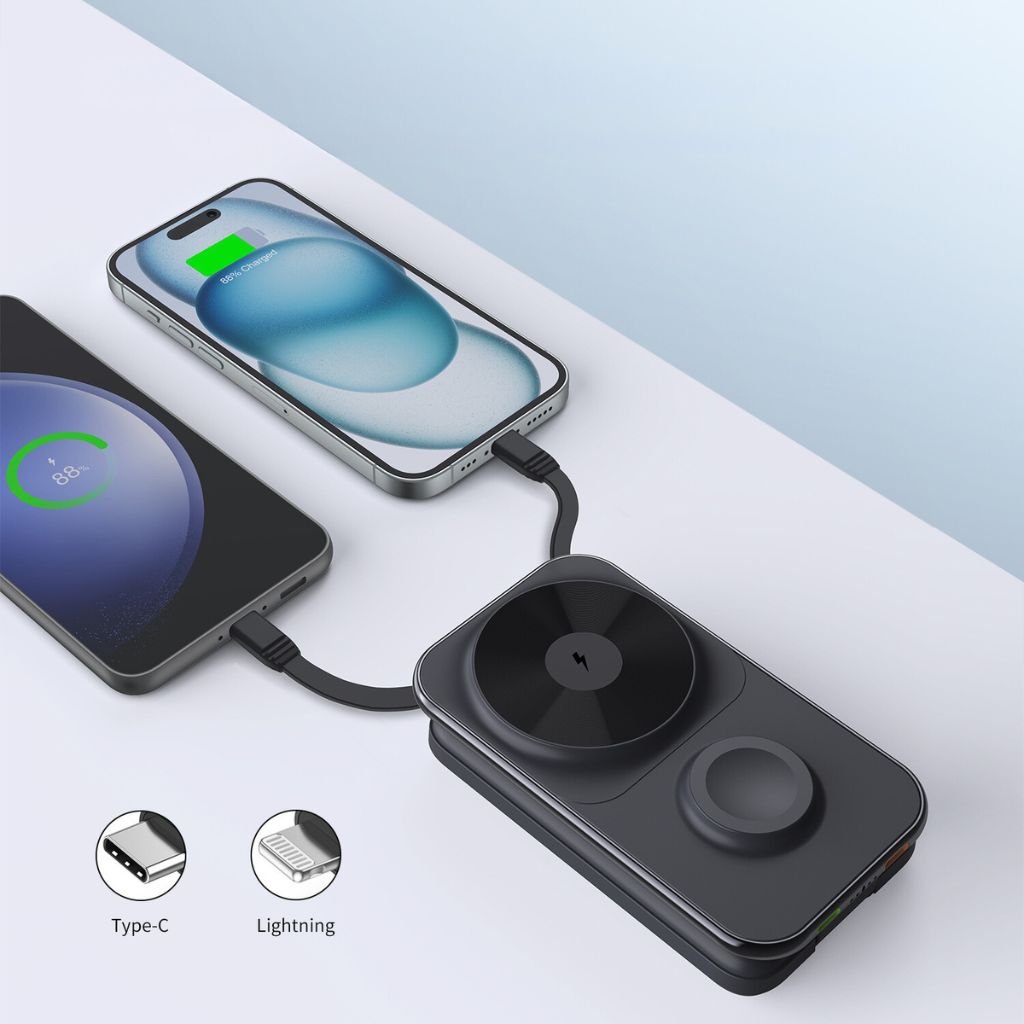 3 in 1 PowerBank for Apple - MoodPeach
