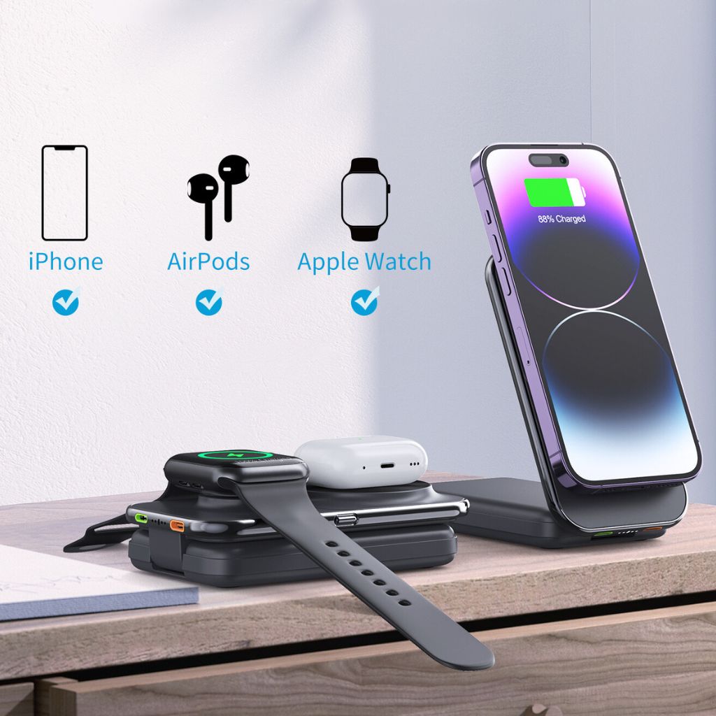3 in 1 PowerBank for Apple - MoodPeach