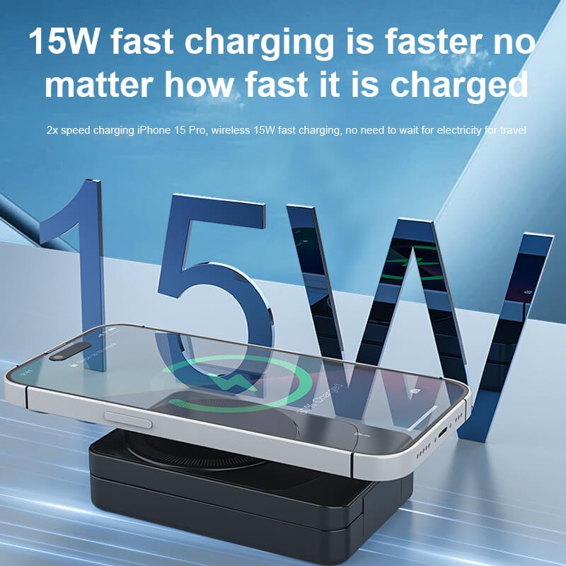 3 in 1 Qi2 Foldable Charger - MoodPeach