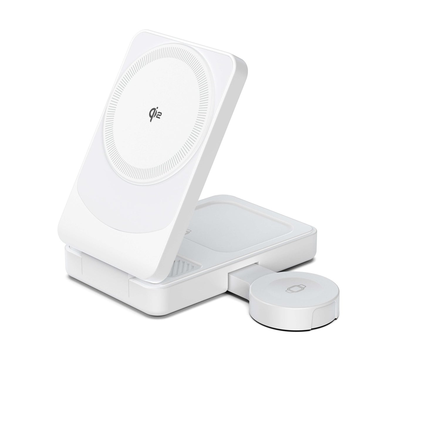 3 in 1 Qi2 Foldable Charger - MoodPeach