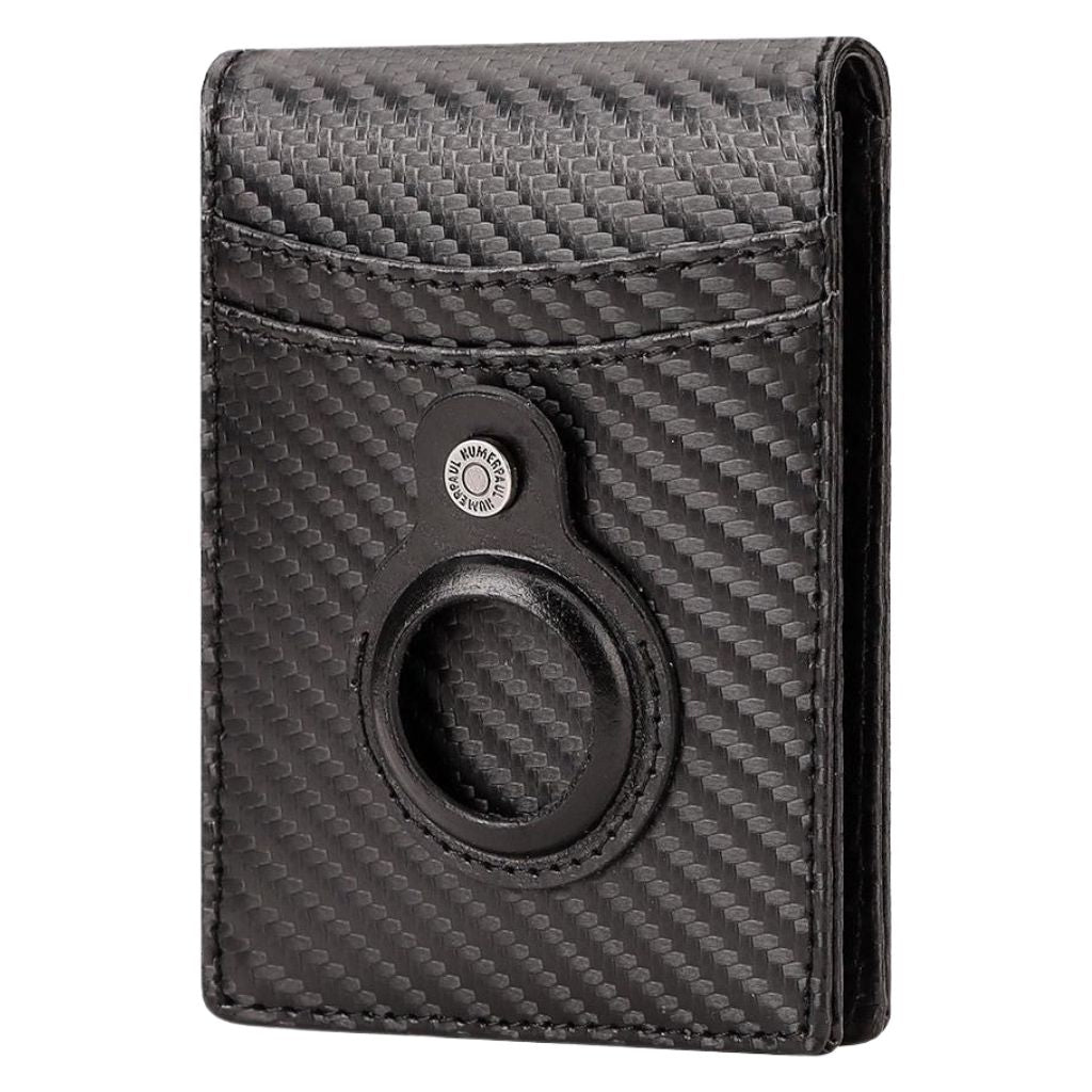 AirTag Leather Flip Wallet - MoodPeach