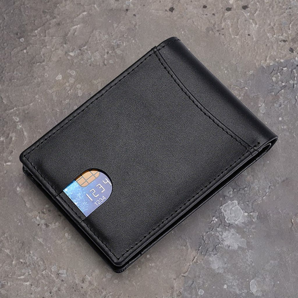 AirTag Leather Wallet - MoodPeach