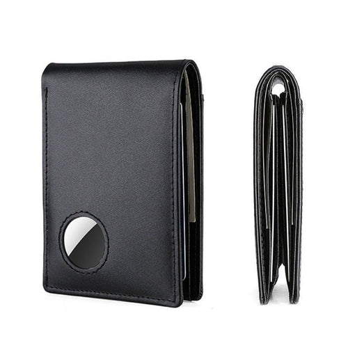 AirTag Leather Wallet - MoodPeach