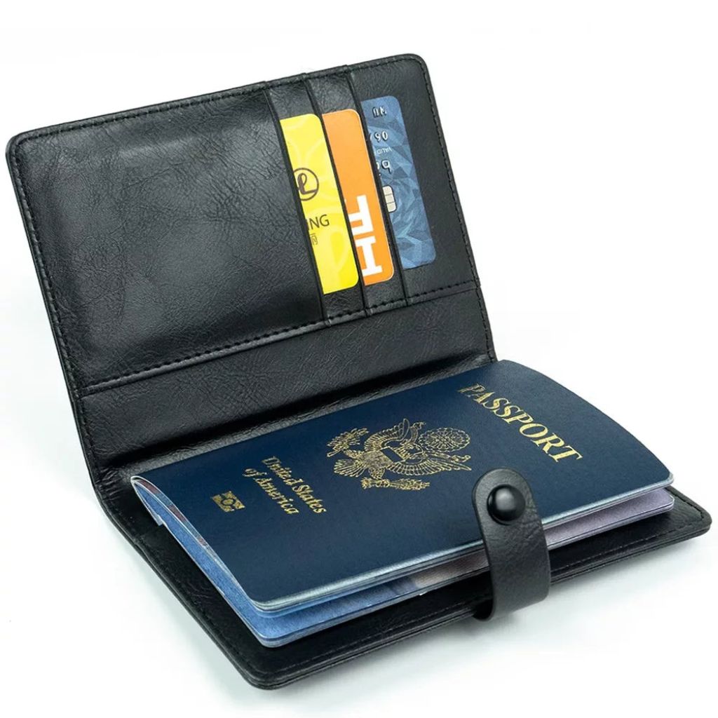 AirTag Passport Wallet - MoodPeach