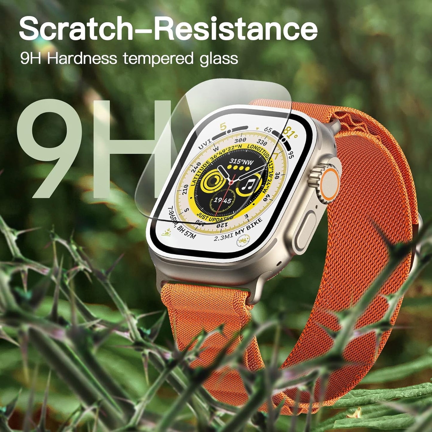 Apple Watch Tempered Glass Screen Protector - MoodPeach