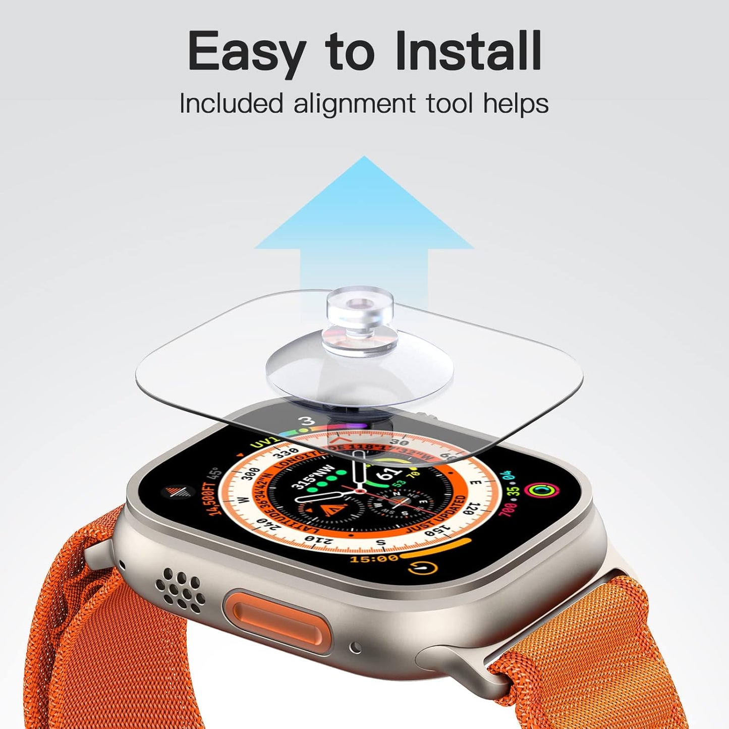 Apple Watch Tempered Glass Screen Protector - MoodPeach