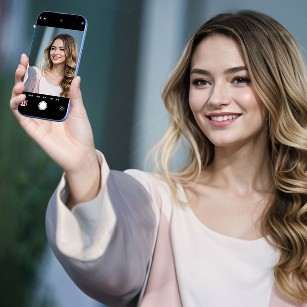 Content Creator Magnetic Selfie Screen - MoodPeach