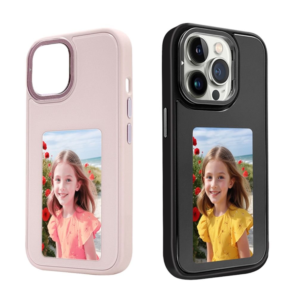 E - ink Photo Case with Kickstand for iPhone - MoodPeach