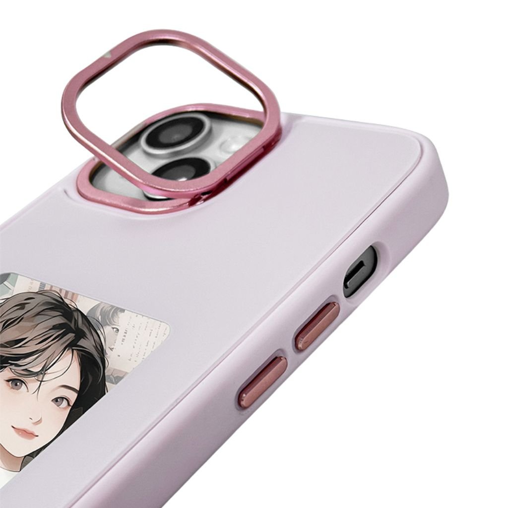 E - ink Photo Case with Kickstand for iPhone - MoodPeach