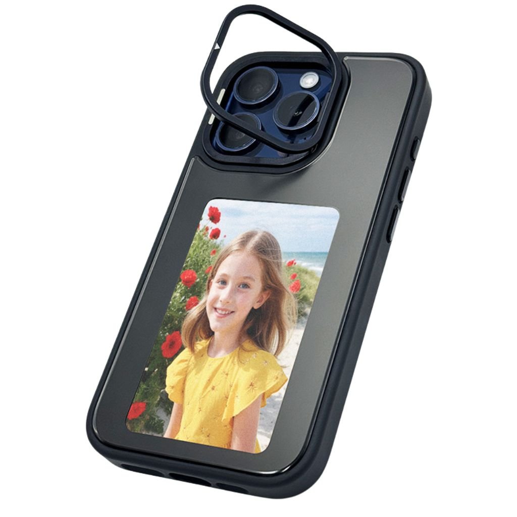 E - ink Photo Case with Kickstand for iPhone - MoodPeach