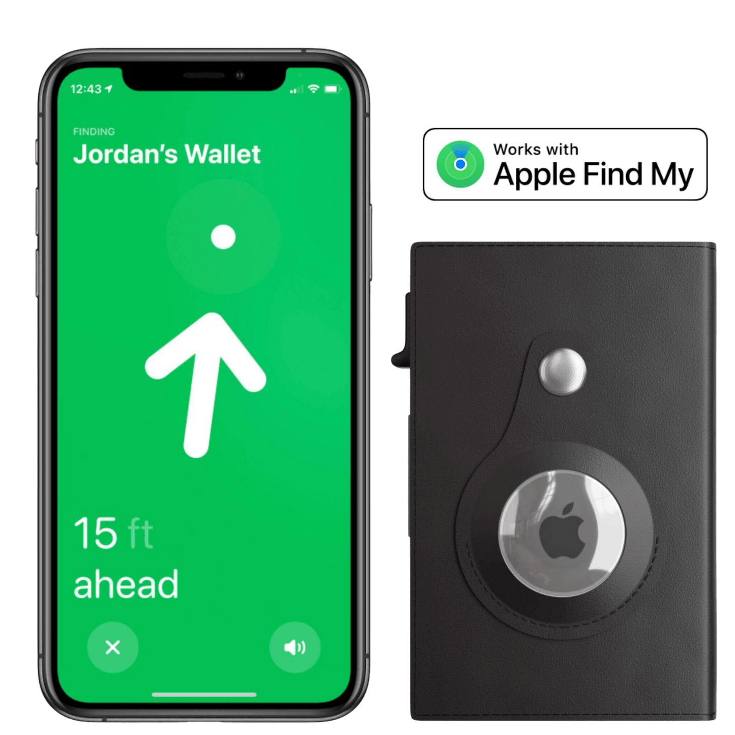 EVOLVED® AirTag Slide Wallet - MoodPeach