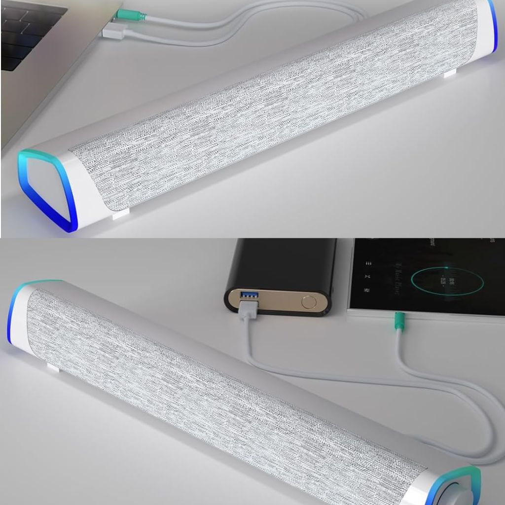 Gaming Soundbar & Bluetooth Speaker - MoodPeach