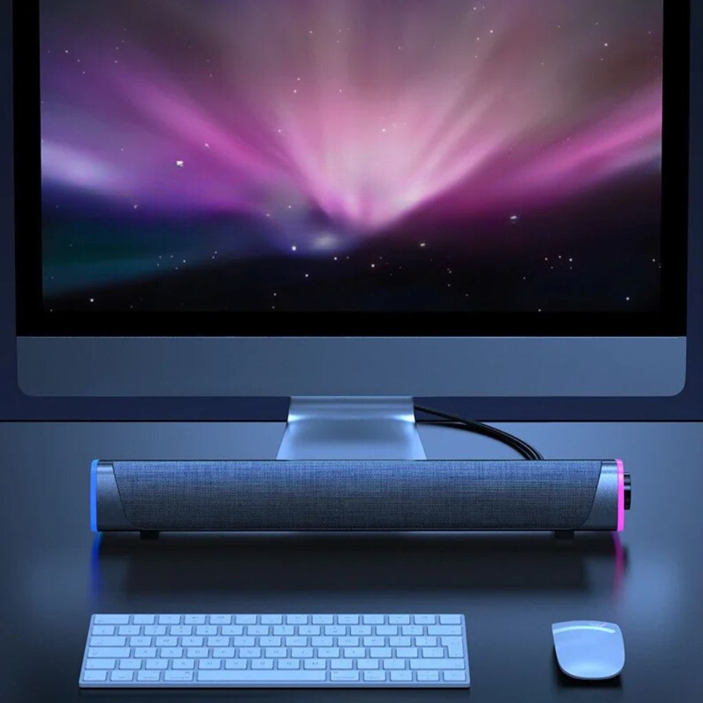 Gaming Soundbar & Bluetooth Speaker - MoodPeach