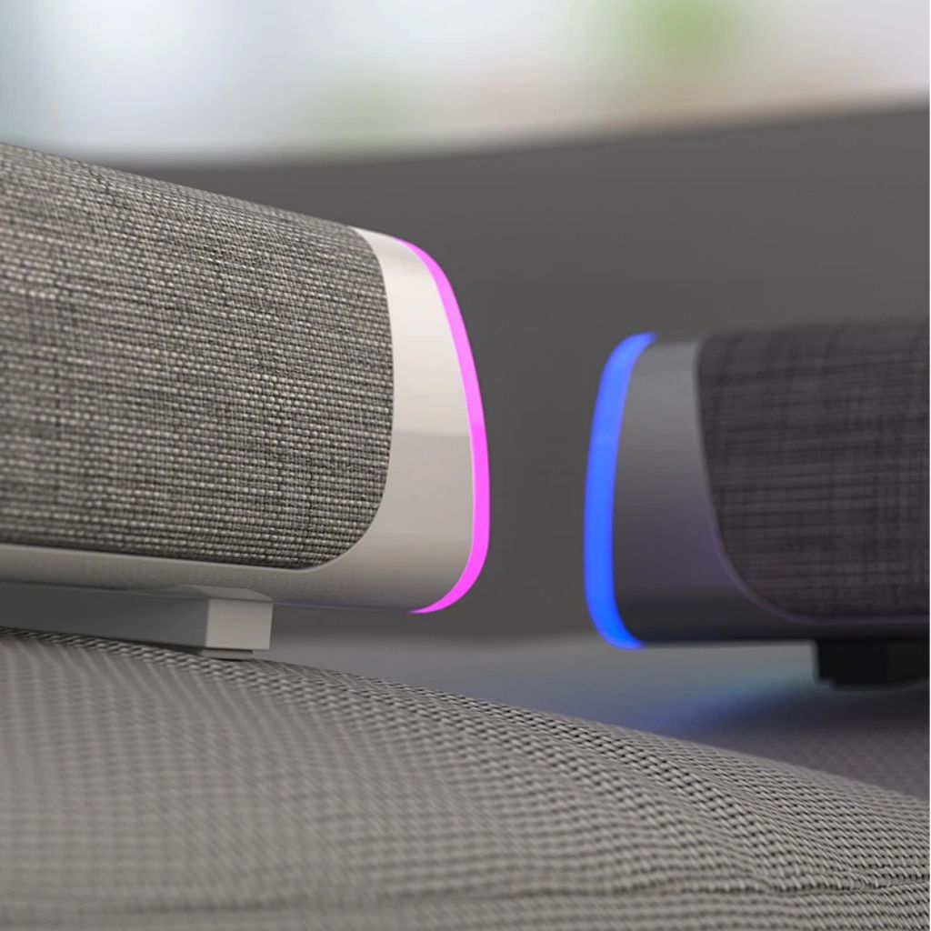 Gaming Soundbar & Bluetooth Speaker - MoodPeach