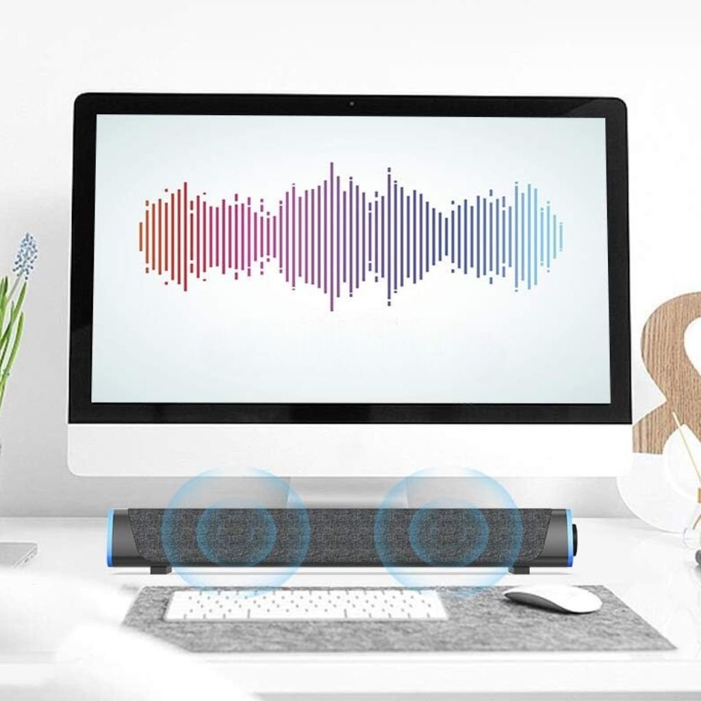 Gaming Soundbar & Bluetooth Speaker - MoodPeach