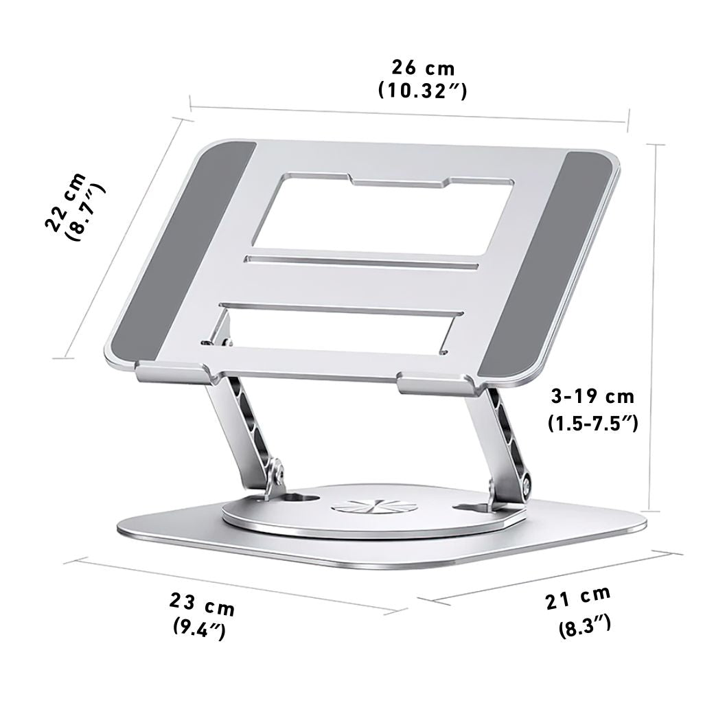 Laptop Stand with 360° Swivel - MoodPeach