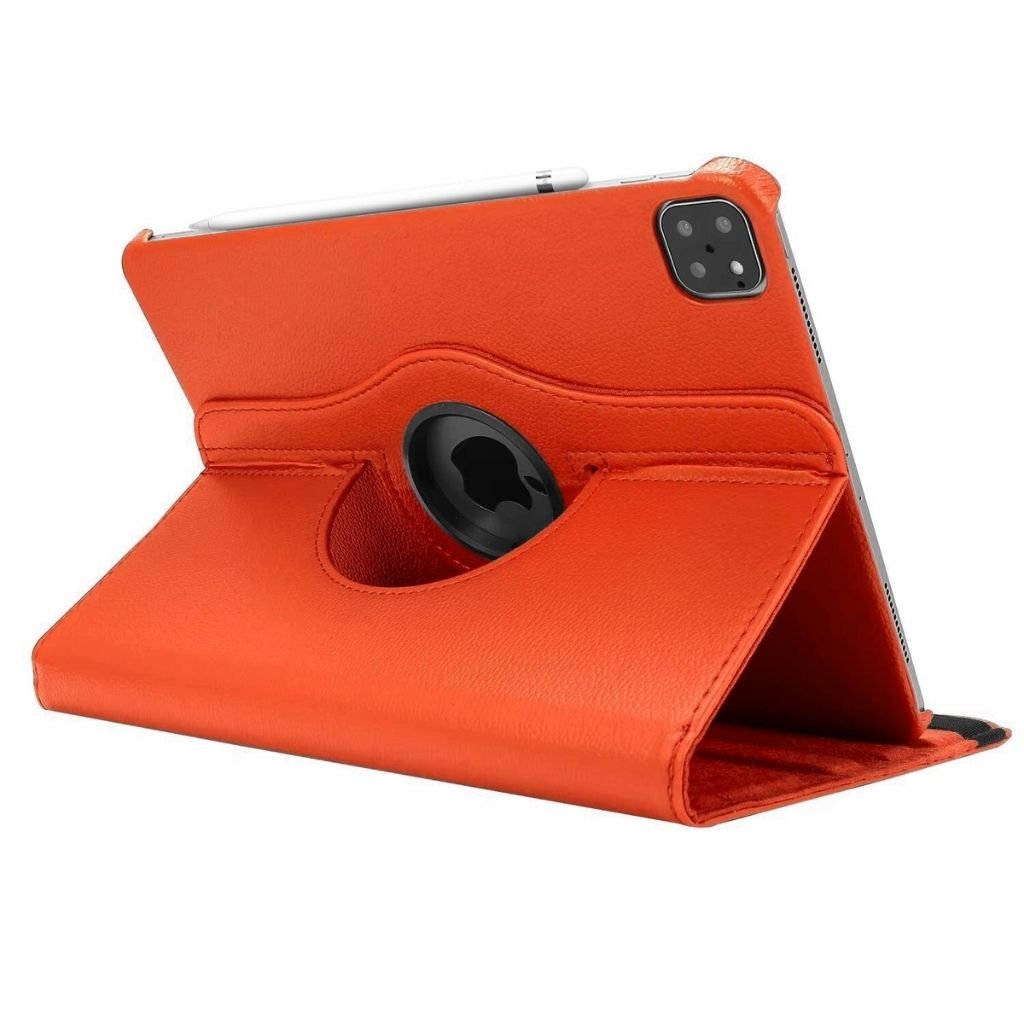 Leather Folio Case with Kickstand for iPad - MoodPeach