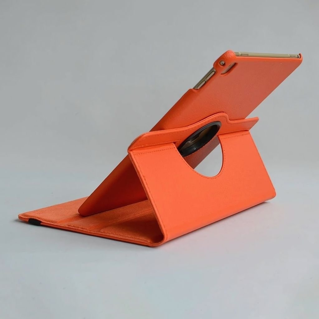 Leather Folio Case with Kickstand for iPad - MoodPeach