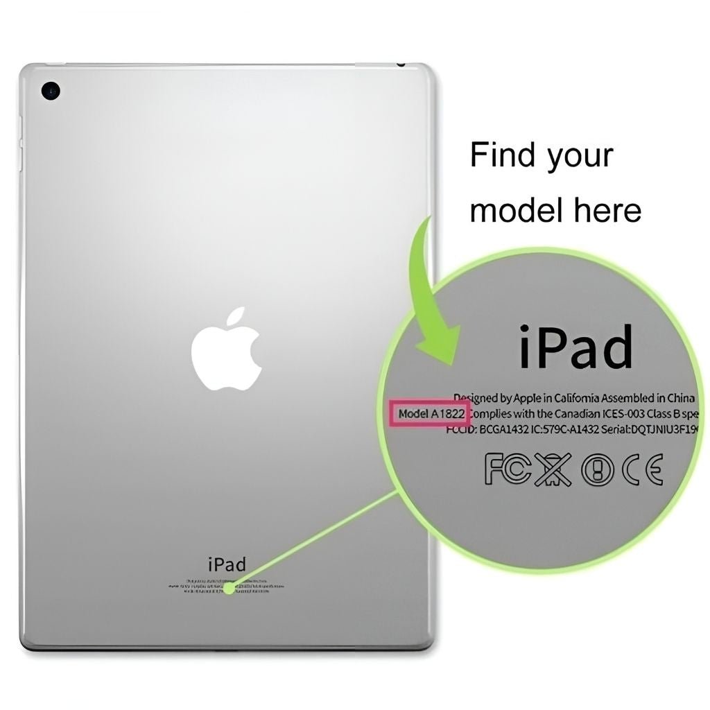 Leather Folio Case with Kickstand for iPad - MoodPeach