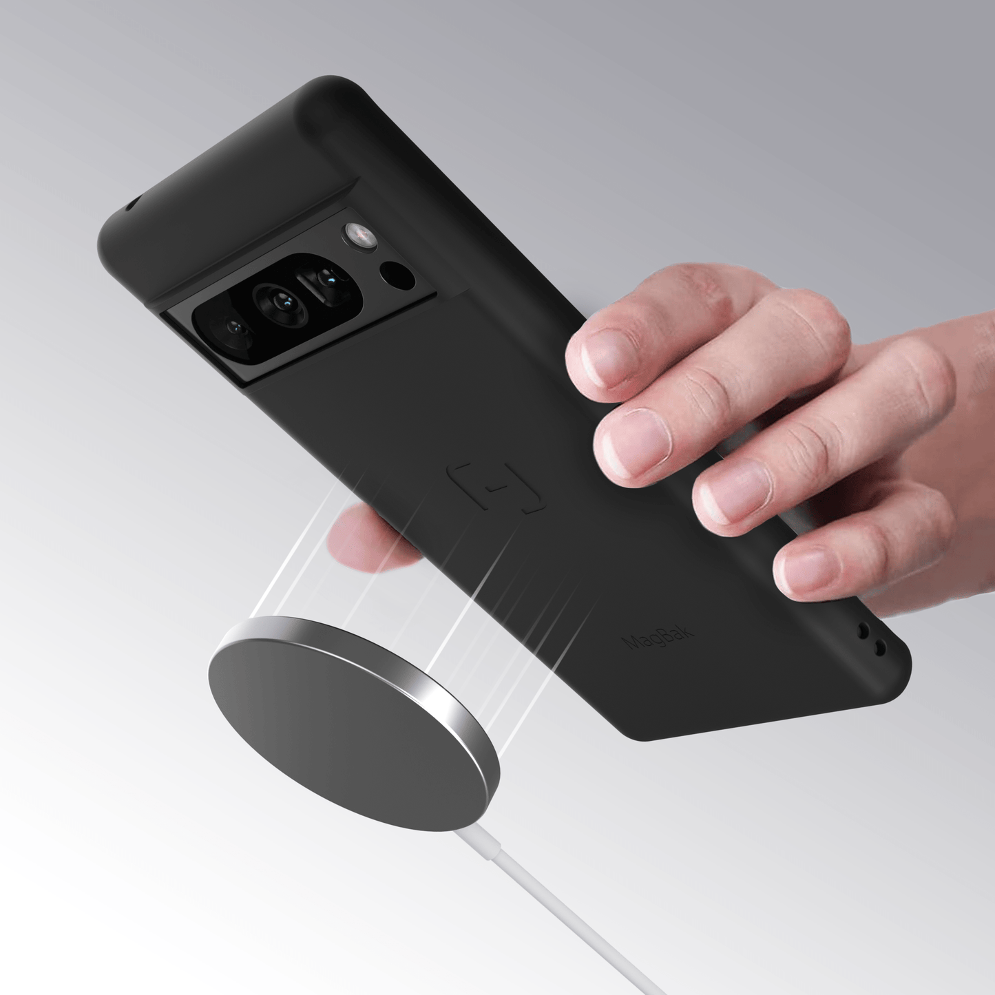 MagBak for Google Pixel 8 Series + MagSticks to Mount Anywhere - MoodPeach